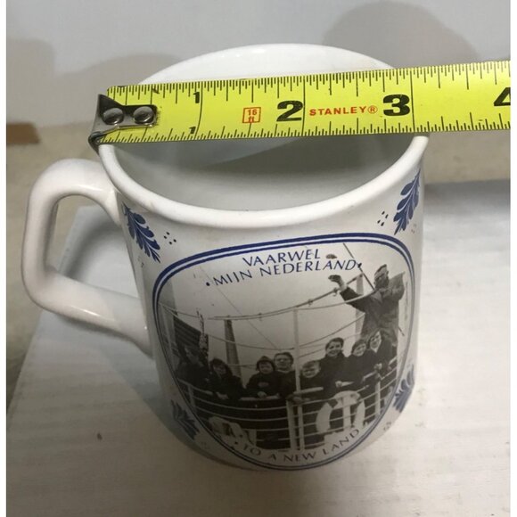 Vintage Vaarwel Mijn Nederland Zuiderkruis Ship Mug - Picture 8 of 8